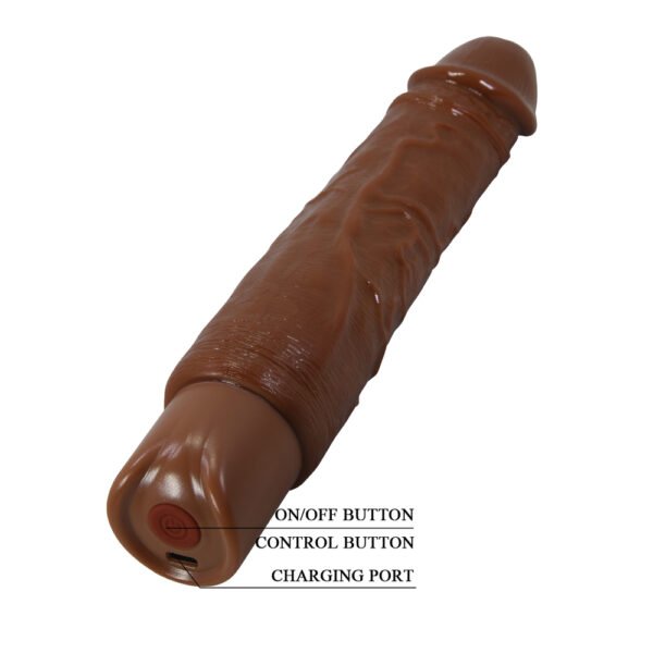9.3" TPE Vibrating Dildo - Rufus