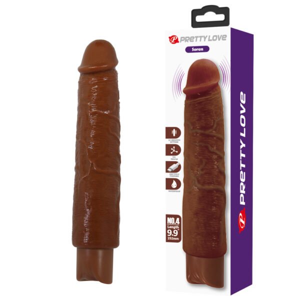 9.4" TPE Vibrating Dildo - Soren
