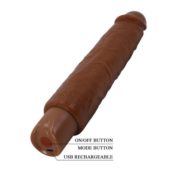 9.4" TPE Vibrating Dildo - Soren