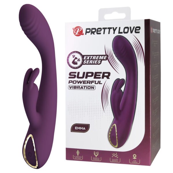 Prettylove Silicone G-Spot Rabbit Vibrator BW-500100