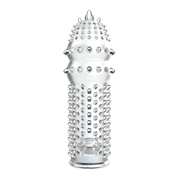 Studded Crystal Cock Sleeve BI-010045C