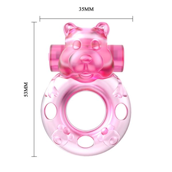 Vibrating Bear Cock Ring
