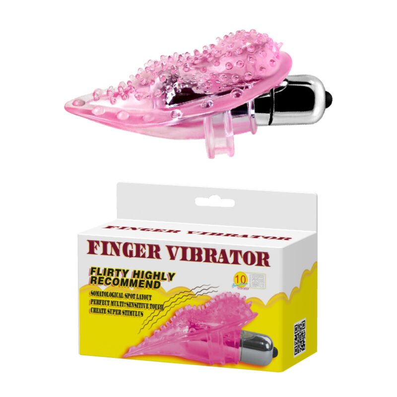 Pink Finger Vibrator BI-014102