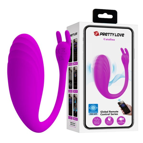 Prettylove Tailed Wearable Egg Vibrator BI-014935HP