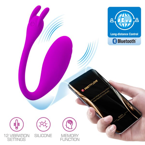 Tailed Wearable Egg Vibrator BI-014935HP