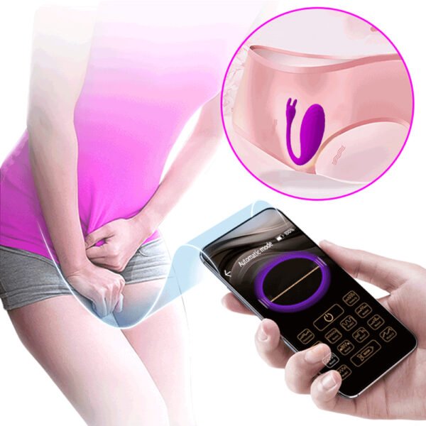 Tailed Wearable Egg Vibrator BI-014935HP