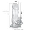 Vibration Rabbit Dildo Sleeve BI-026204
