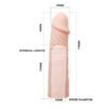 Lifelike Textured Dildo Sleeve BI-026212