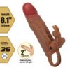 8.1" Clit Stimulation Penis Extension