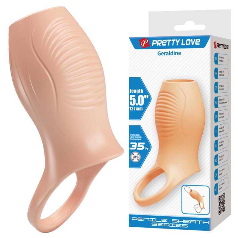 Prettylove Barrel Shape Penis Sleeve BI-026284