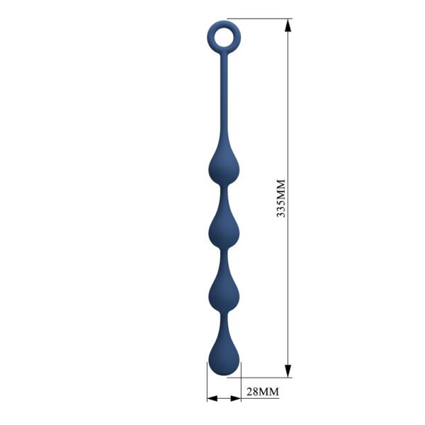 13.2" Silicone Anal Beads