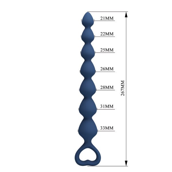 10.5" Silicone Anal Beads