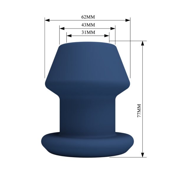 Silicone Hollow Anal Plug