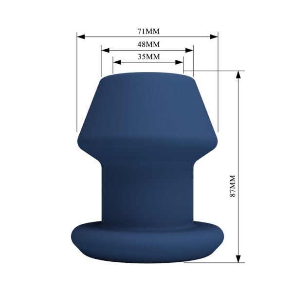 Silicone Hollow Anal Plug