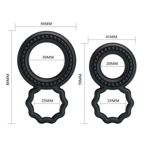 A Pair Of Silicone Cock Ring BI-210172