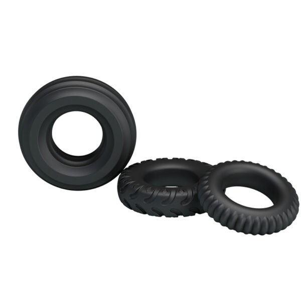 3pcs Silicone Cock Ring BI-210179