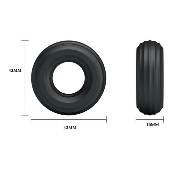 3pcs Silicone Cock Ring BI-210179