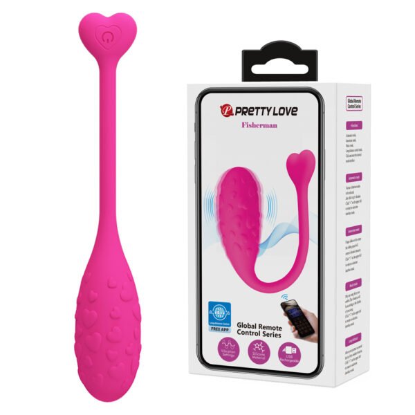 Prettylove Heart Tailed Bullet Vibrator BI-300016HP