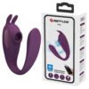 Prettylove Bunny Suction Strap On Vibrator BI-300077HP