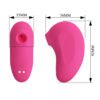 Crescent Clitoris Suction Vibrator BI-300095