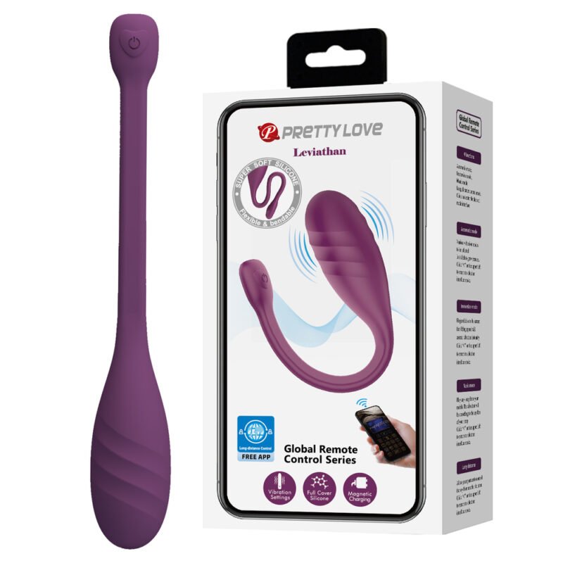 Prettylove Spiral Silicone Egg Vibrator BI-300103HP