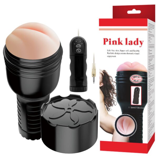 Pink Lady Vibrating Vagina Cup