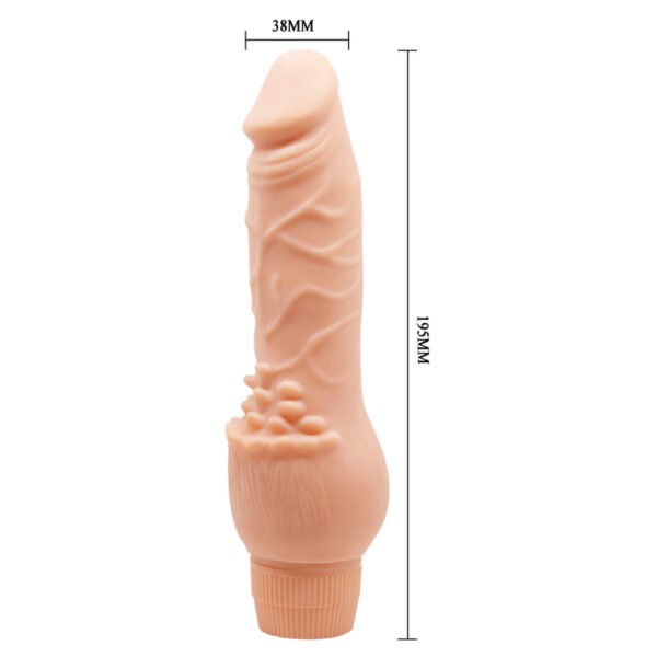 7.6" Vibrating Dildo BW-001001R