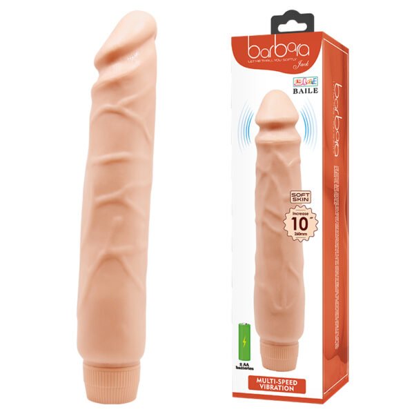 10" Vibrating Dildo BW-001004R