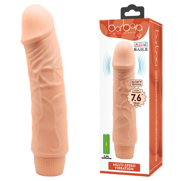 7.6" Vibrating Dildo BW-001032R