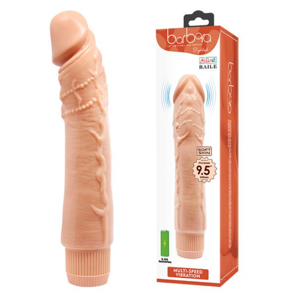 9.5" Vibrating Dildo BW-001071R