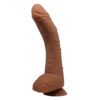 11" Vibrating Bent Dildo BW-008037