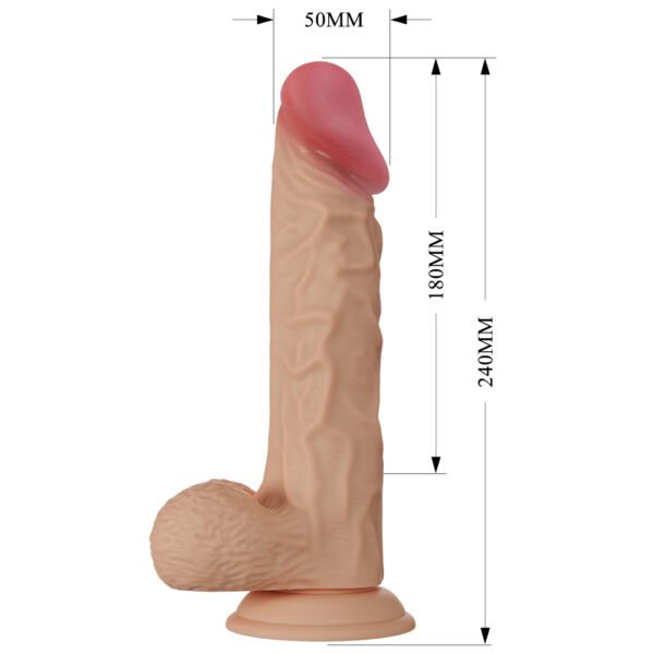 9.4" Slide Skin Dildo BW-008104NR