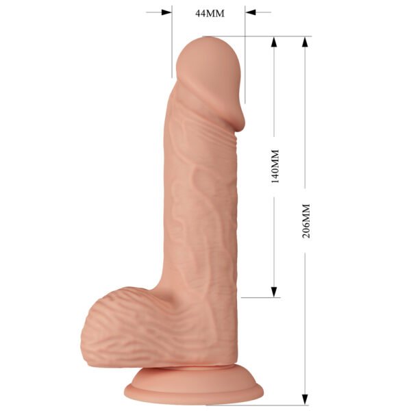8.1" Slide Skin Dildo BW-008106NR