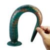 18.5" Snake Skin Anal Plug - Verdant Titan