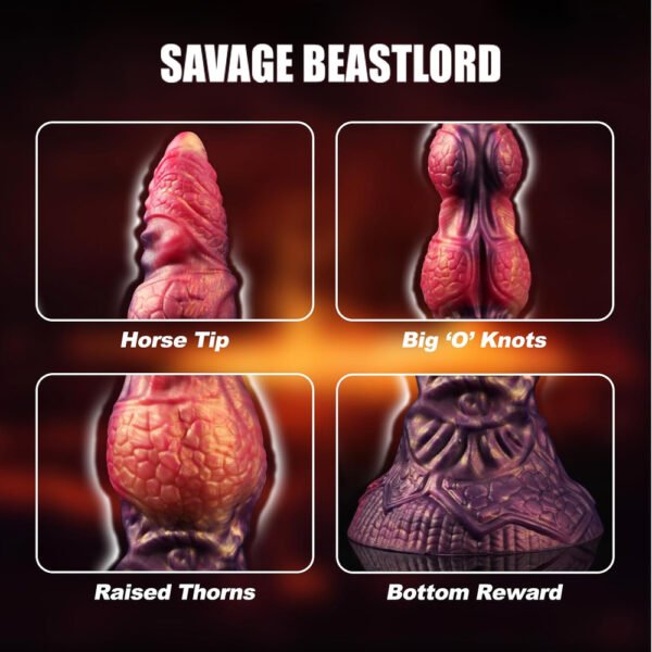 9.4" Silicone Monster Dildo - Savage Beastlord