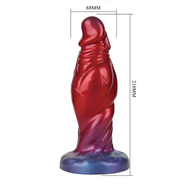 8.6" Inflatable Dildo Plug - Shadow Behemoth