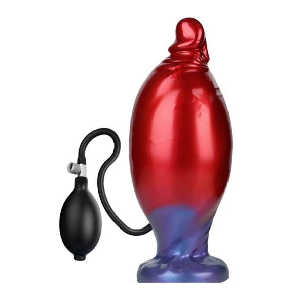 8.6" Inflatable Dildo Plug - Shadow Behemoth