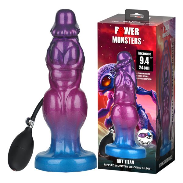 Power 9.4 inch Inflatable Creature Cocks - Rift Titan