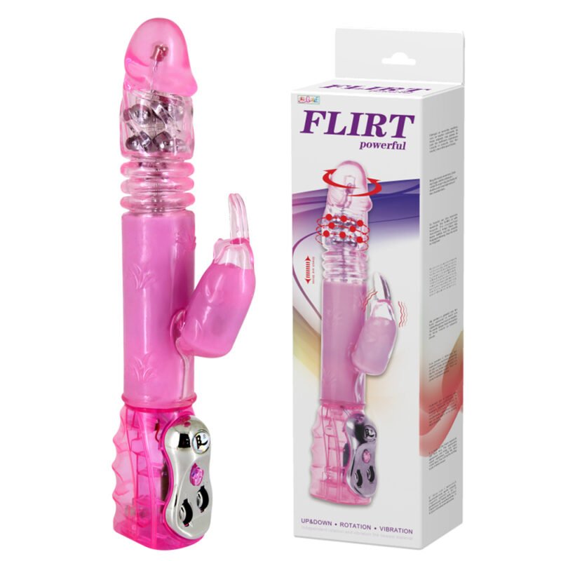 BW-020535R Rotating Thrusting Rabbit Vibrator BW-020535R