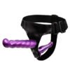 Purple Plaited Dildo Strap On BW-022021
