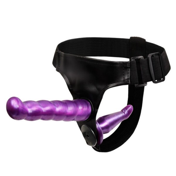 Purple Plaited Dildo Strap On BW-022021