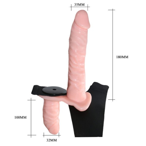 Vibrating Double Dildo Strap On BW-022049