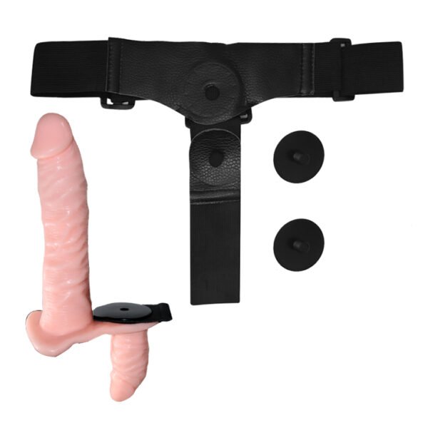 Vibrating Double Dildo Strap On BW-022049