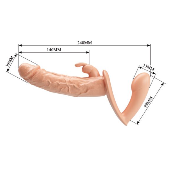 Dual Pentration Strap On Dildo BW-022081