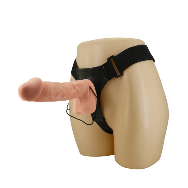 10.2" Vibrating Dildos Strap On Harness