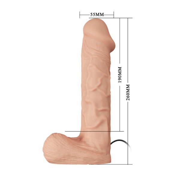 10.2" Vibrating Dildos Strap On Harness