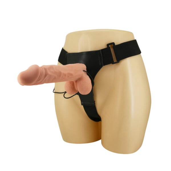 9.4" Vibrating Dildos Strap On Harness