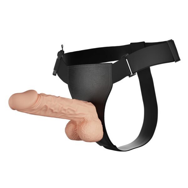 9.4" Vibrating Dildos Strap On Harness