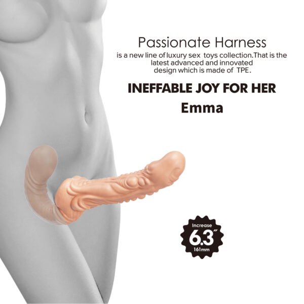 Dual Pentration Textured Dildo BW-022085