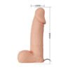 7.6" Vibrating Dildos Strap On Harness